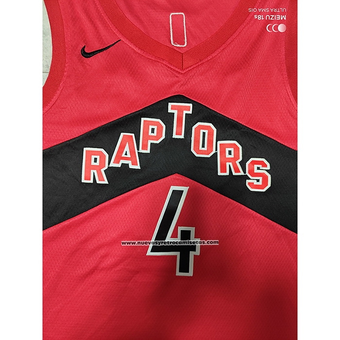 Maglia Toronto Raptors Scottie Barnes #4 Icon 2020-21 Rosso